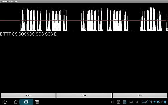 mobiler Morsecode