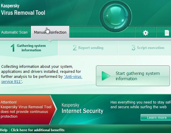 Überprüfen Sie Ihren PC schnell und kostenlos mit dem Kaspersky Virus Removal Tool scanner2