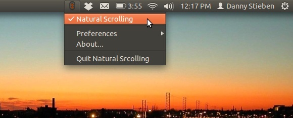 Ubuntu-Scrollen