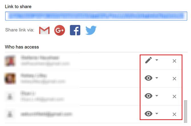So sehen Sie, wer Zugriff auf Ihre Google Drive-Dateien hat Bearbeiten Sie die Freigabe