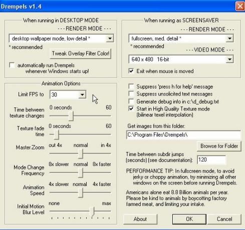 Halluzinogene Desktop-Themen & Bildschirmschoner dre setup1