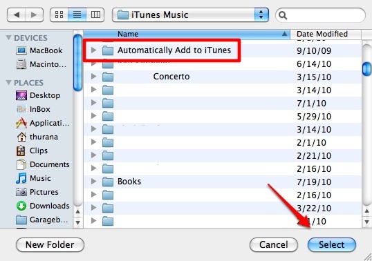 Musik nach iTunes importieren