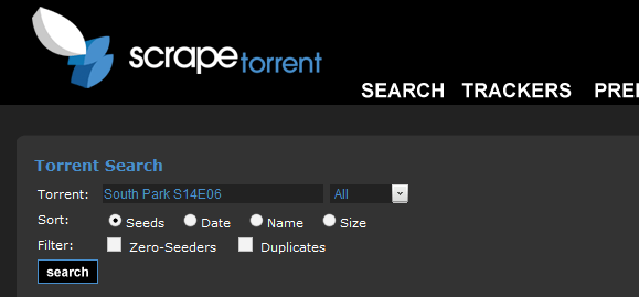 Torrent-Suche