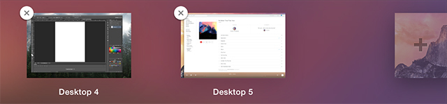 Verwendung mehrerer Desktops in Mac OS X newdesktop