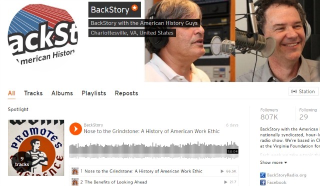 BackStory Podcast auf SoundCloud