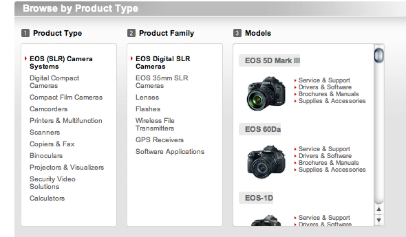 Canon EOS Dienstprogramm