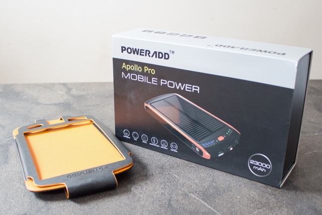 Poweradd Apollo Pro 23.000mAh Solarbatterie und Ladegerät Bewertung und Werbegeschenk Poweradd Apollo Pro 23000 Solarbatterie Pack Bewertung 1