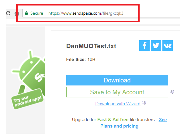 So senden Sie große Dateien per E-Mail mit SendSpace sendspace download