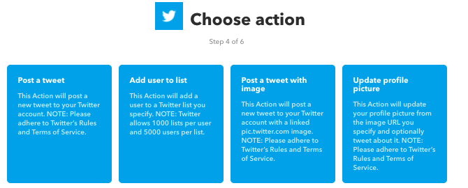 IFTTT-Aktion