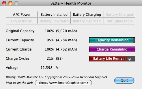 MacBook Batteriemonitor