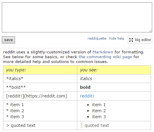 reddit-markdown-Beispiel