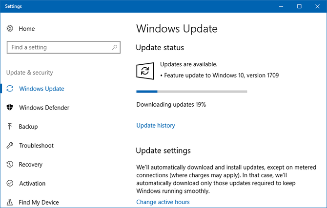 Nach der Installation von Windows 10: 5 Dinge, die Sie tun müssen Windows 10-Update wird ausgeführt