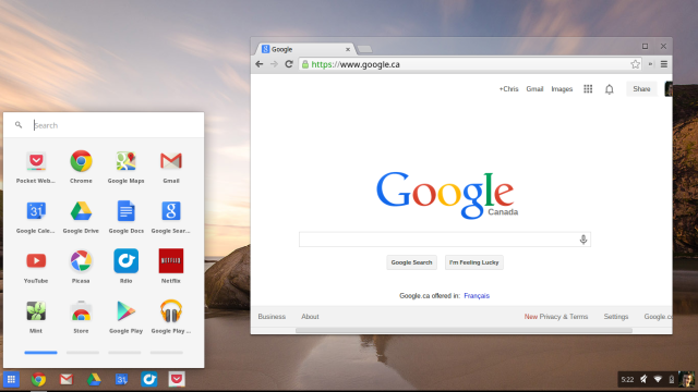 Chromebook-Desktop