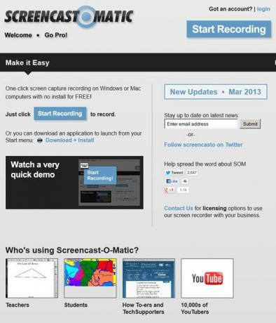 Screencast-O-Matic: Online-Screencast-Software screencastomatic