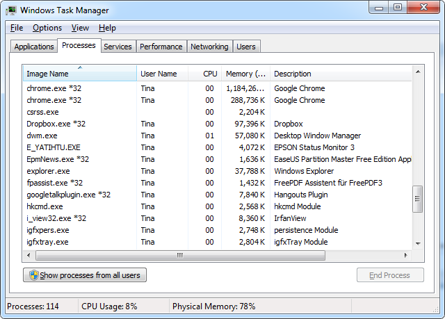 Windows Task-Manager