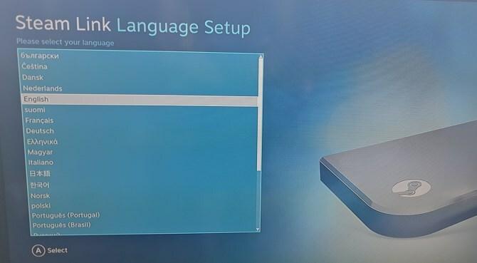 Steam Link Sprache einrichten