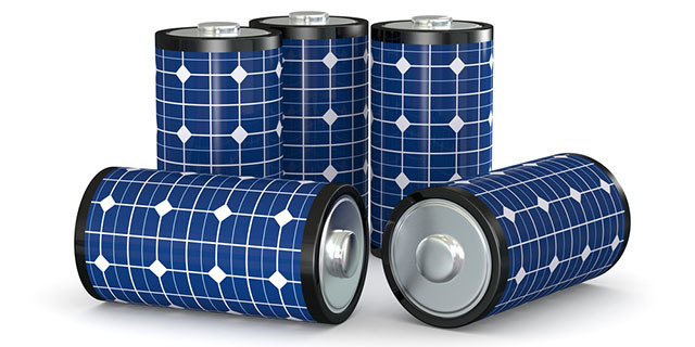 Solarenergie-Adoptionsbatterien