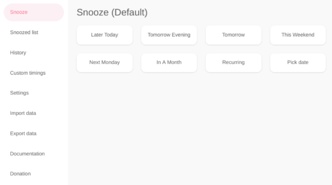 Snooze Tabs für später und vermeiden Sie Lesezeichen-Unordnung mit Snooze Tabby für Chrome und Firefox