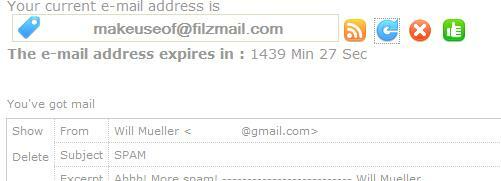 Filzmail-temporäre E-Mails
