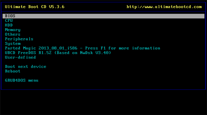 Das PC Repair Toolkit in Ihrer Tasche: Boot-CD auf einem USB-Stick ultimative Boot-CD-GUI-Start