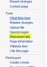 Wikipedia-Seitenlink