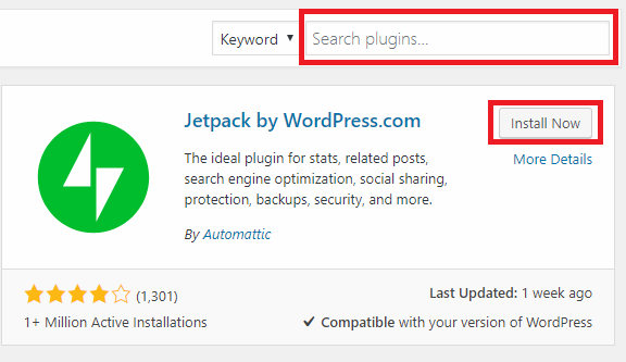 So installieren und richten Sie Jetpack auf Ihrer WordPress-Site ein WordPress-Installations-Jetpack