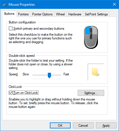 So passen Sie die Maus in Windows 10 an