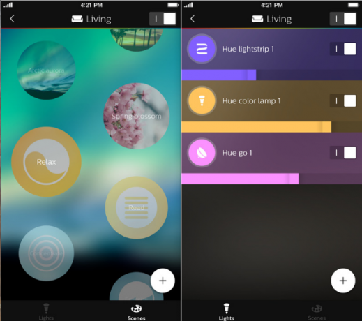 Philips Hue Smart Lighting Mobile App