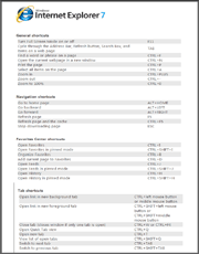 Internet Explorer-Verknüpfungen