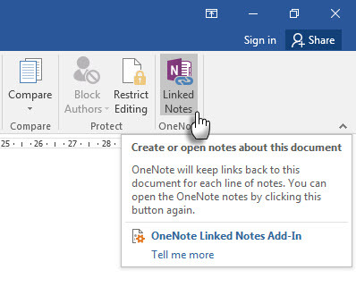 Microsoft OneNote - Verknüpfte Notizen