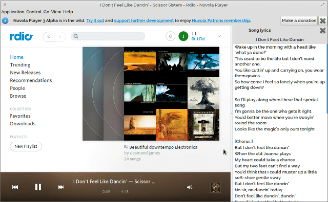 Linux-Musik-Player-Nuvola-Player