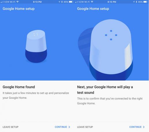 Einrichten und Verwenden von Google Home Google Home-Setup 1