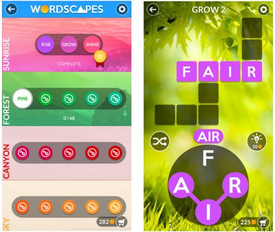 Wordscapes iPhone