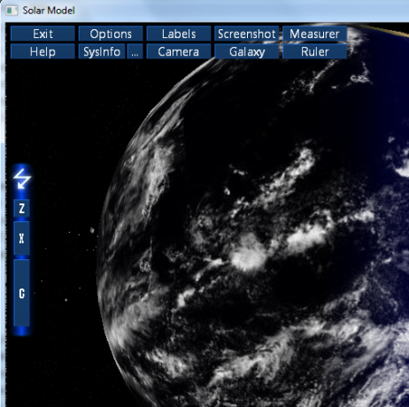 Modell des Sonnensystems