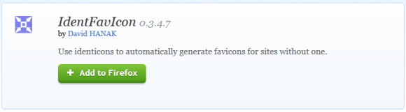 Favicon Addon Firefox