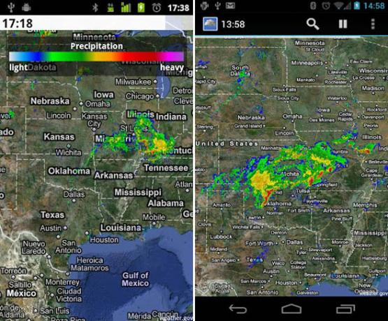 Wetter App für Android