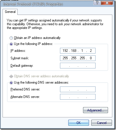 lokales Netzwerk ohne Router aufbauen