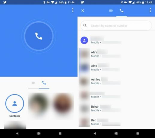 Google Duo-Kontakte