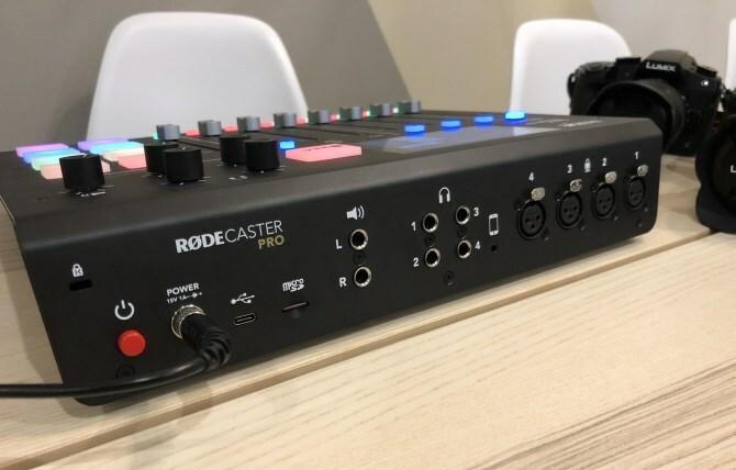 Rodecaster Pro Back Ports