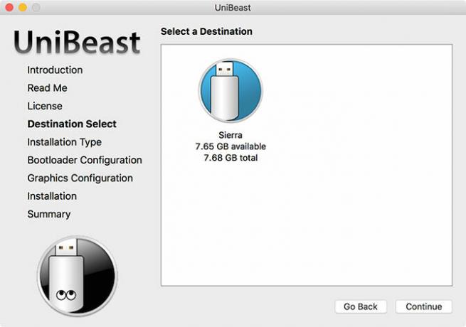 So installieren Sie macOS auf einem PC (Mac erforderlich) unibeast-Ziel