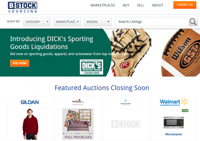 bstock liquidation sales