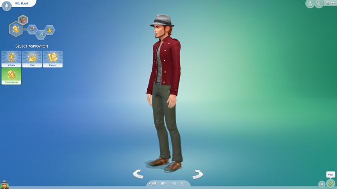 Das Tool zum Erstellen eines Sims in Die Sims 4