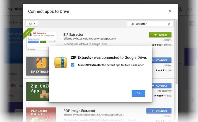 So entpacken Sie ZIP-Dateien in Google Drive, ohne sie zuerst herunterzuladen ZIP Extractor