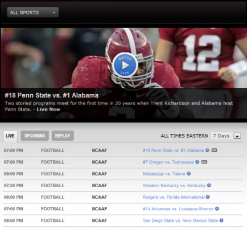 College Football online