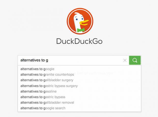 Helfen Sie mit, Googles Suchmonopol zu beenden: Verwenden Sie etwas anderes duckduckgo