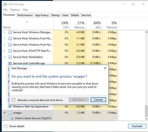 Was ist Wsappx und warum High-CPU-RAM Windows 10 ausgibt