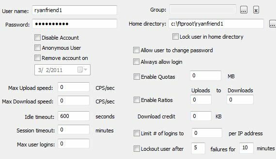 FTP-Server einrichten