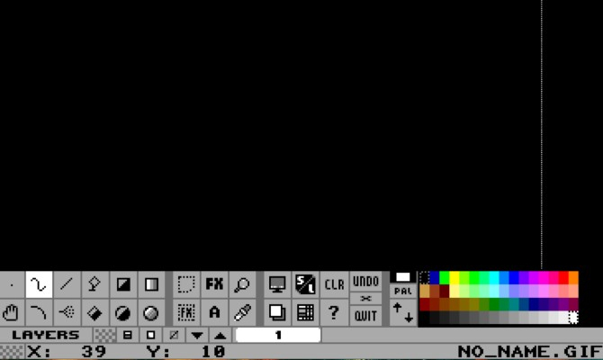 GrafX2 Pixel Art Tool Retro-Spieleentwickler