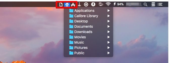 xmenu-Mac Menüleiste Apps