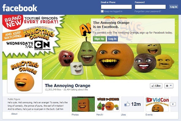 10 fiktive Charaktere, die wahnsinnig beliebt sind Auf Facebook Facebook nervig orange